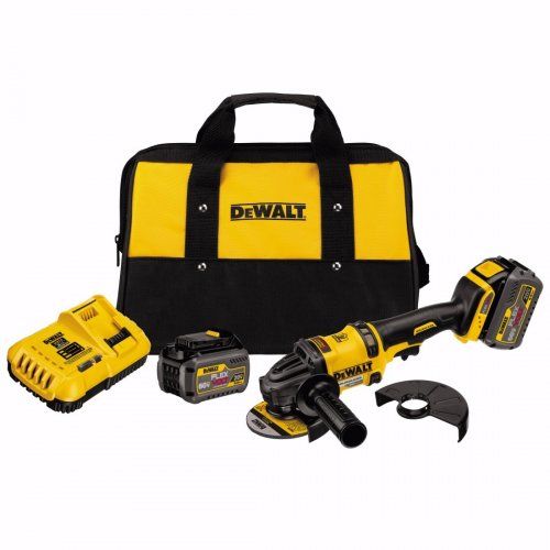 AMOLADORA ANGULAR INALAMBRICA DEWALT 4 1/2 DCG414T2 60V FLEXVOLT