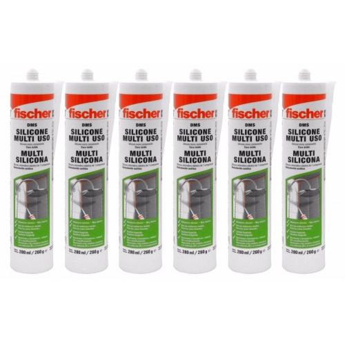 SELLADOR SILICONA FISCHER MULTIUSO TRANSP 280ML