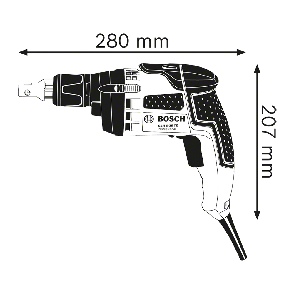 ATORN BOSCH GSR 6-25 TE FUERZA 701W 14450 CON MALETIN