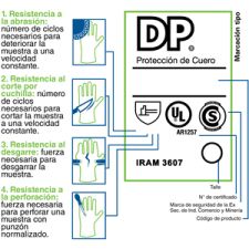 GUANTE SOLDADOR DE PASCALE NARANJA