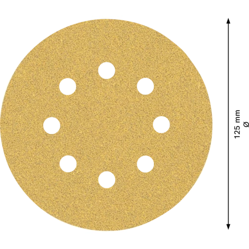 DISCO DE LIJA BOSCH 125MM GR60 X UNIDAD EXPERT 900909