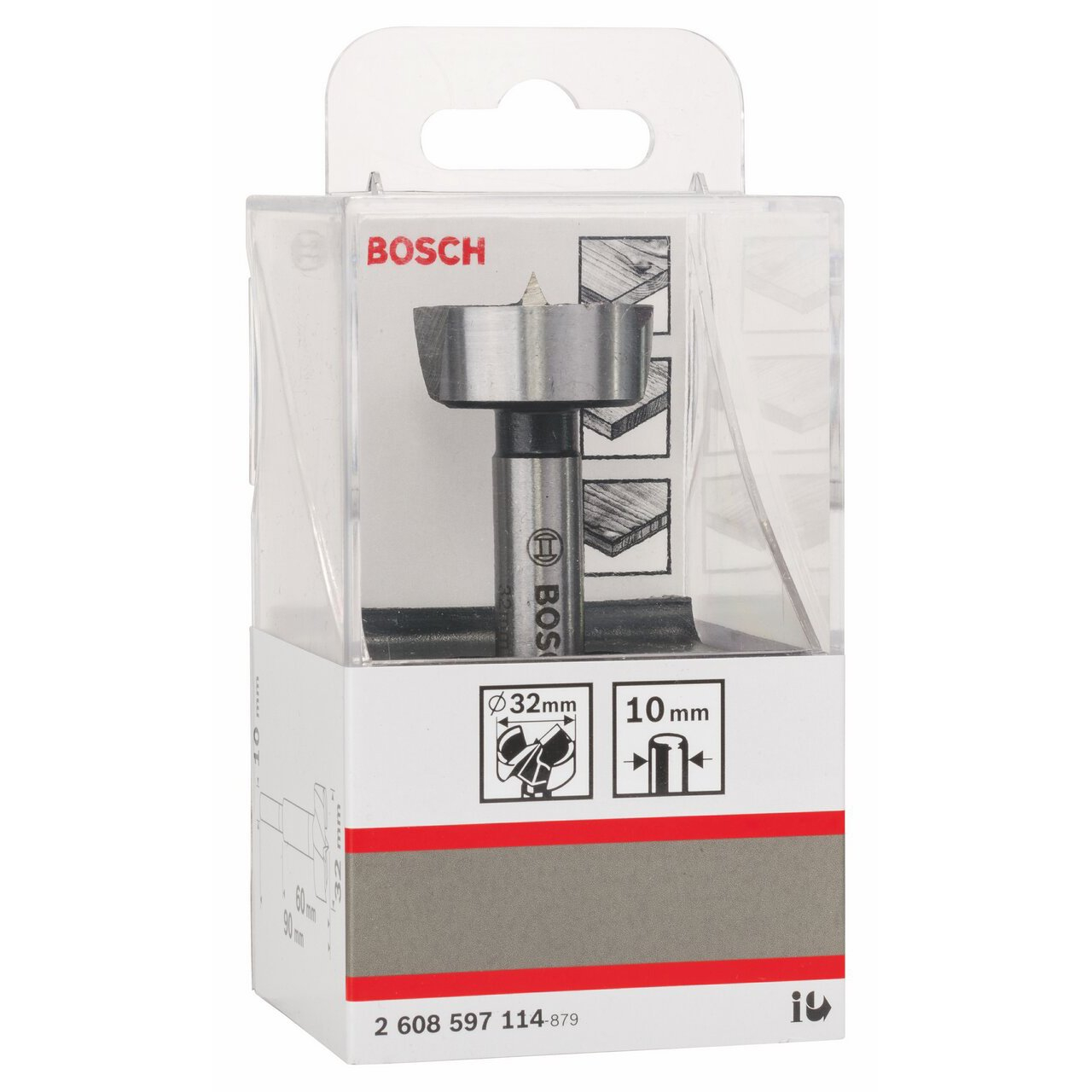 MECHA TIPO FORSTNER BOSCH 10MM 596971