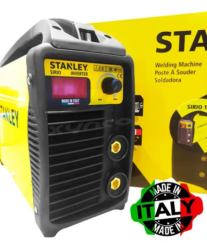 SOLDADORA STANLEY 130 AMP SIRIO 140 CON MALETIN