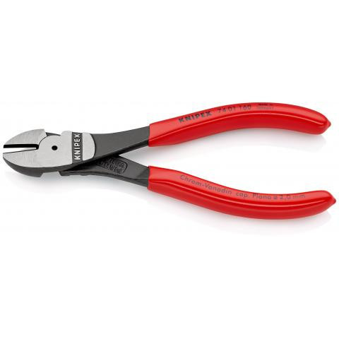 ALICATE KNIPEX 160MM CORTE OBLICUO PIANO 74-01-160