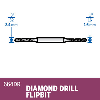 COPA DREMEL PARA VIDRIO 1.6 - 2.1MM 26150664AA