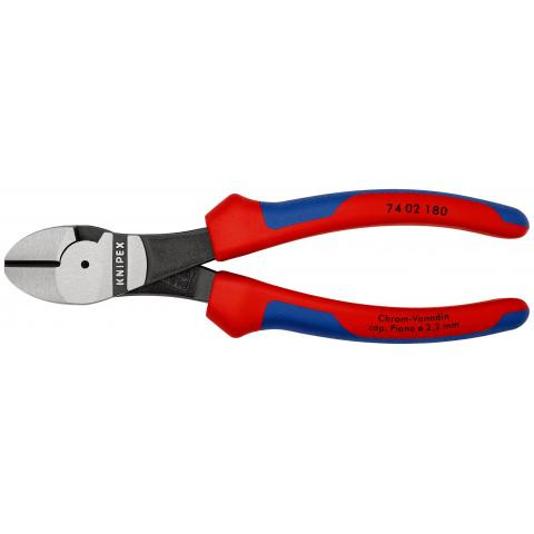 ALICATE KNIPEX 180 MM CORTE OBLICUO 70-02-180