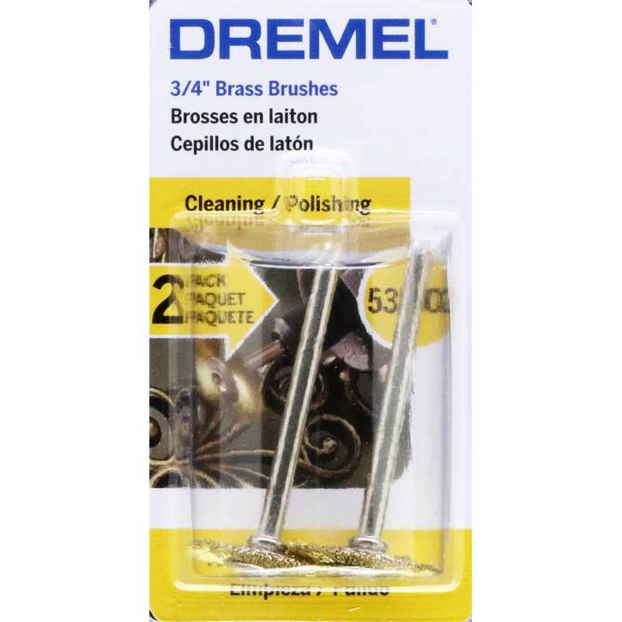 CEPILLO DE LATON DREMEL 535-02 X 2UNIDADES