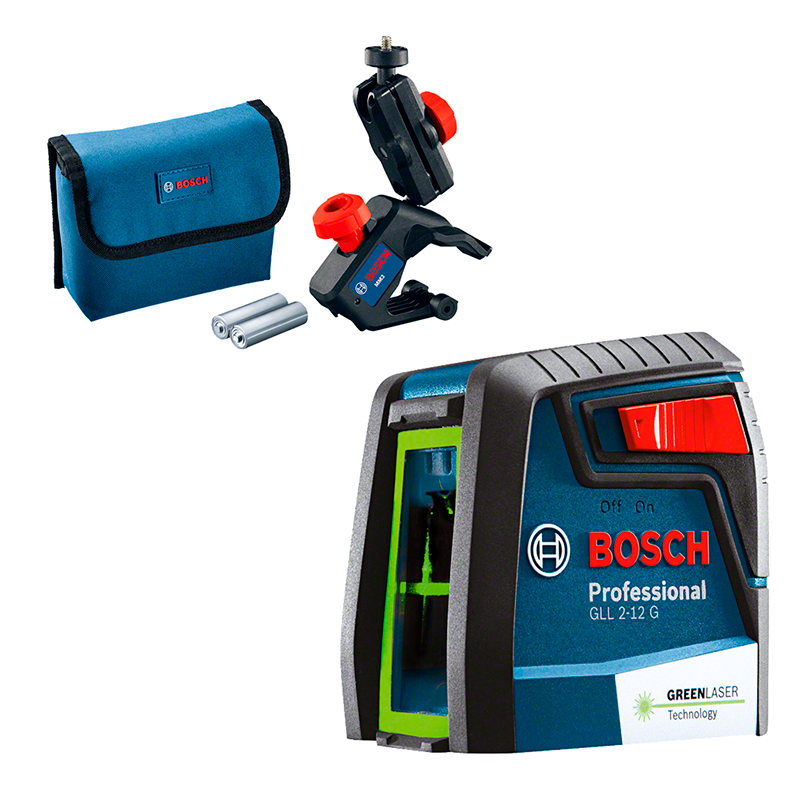 NIVEL LASER BOSCH GLL 2-12G LUZ VERDE 063 VD0