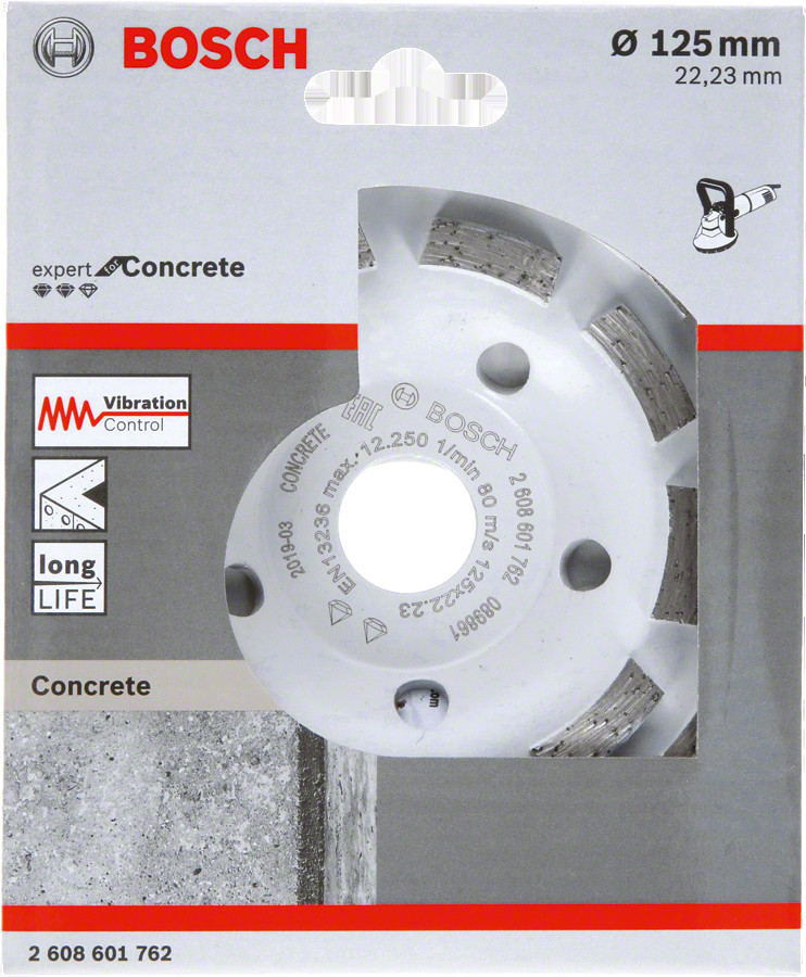 COPA DIAMANTADA BOSCH EXPERT FOR CONCRET DOBLE 115 X 22 761