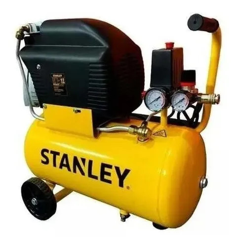 COMPRESOR STANLEY 24 LTS 2 HP 8 BAR CON KIT 3 PZ C105