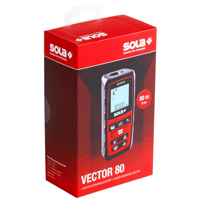 MEDIDOR DE DISTANCIA LASER SOLA 80MT VECTOR 80