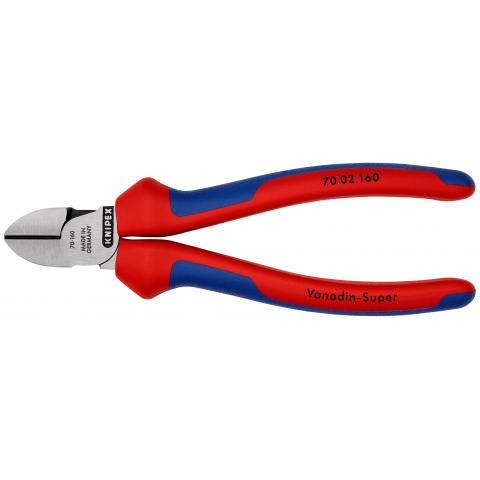 ALICATE KNIPEX 160MM CORTE OBLICUO 70-02-160