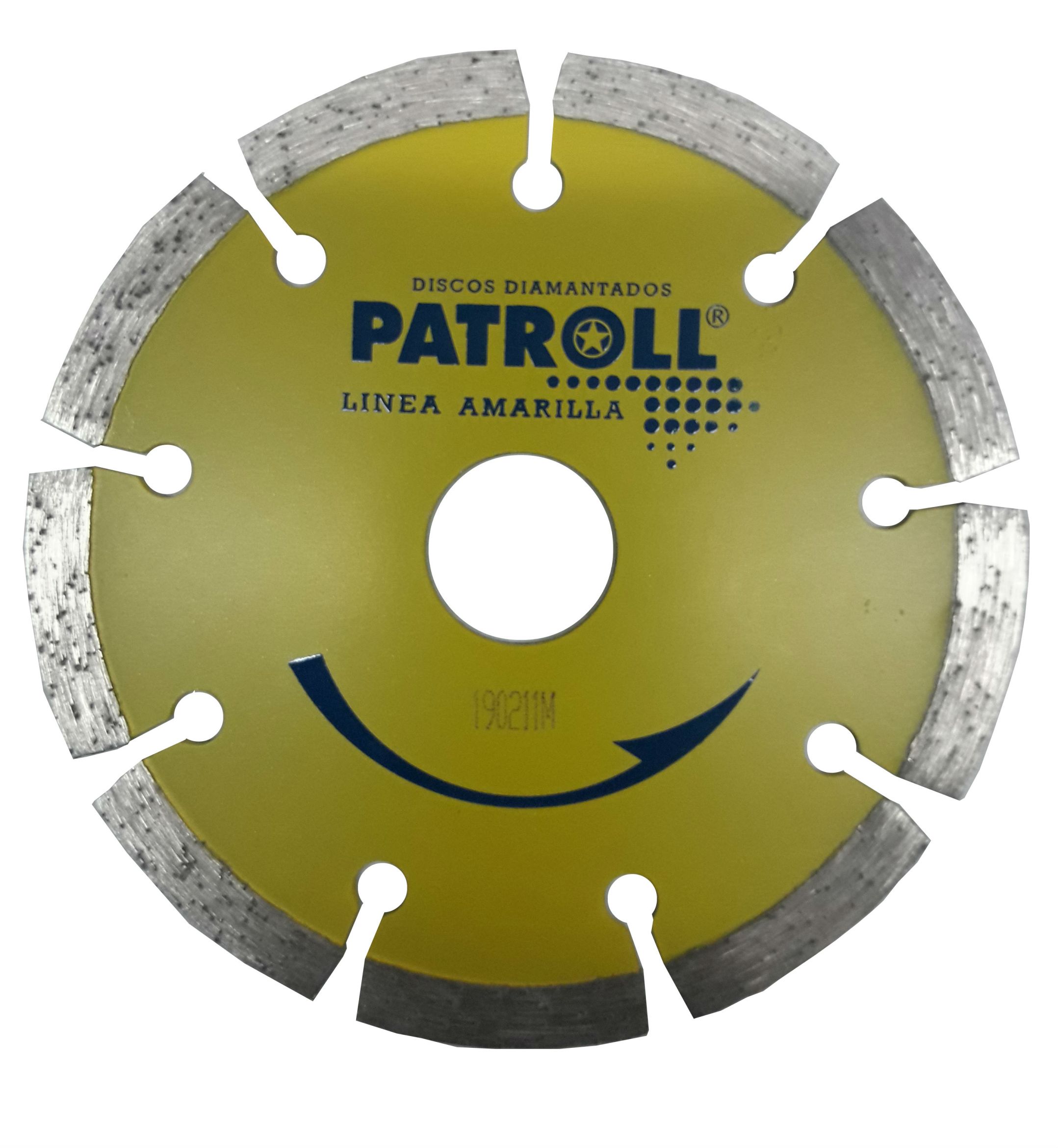 DISCO DIAM. PATROLL LINEA AMARILLA 4.5 SEGM.