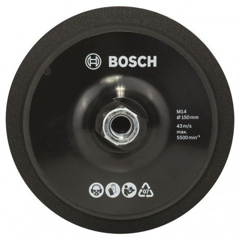 BASE DE VELCRO BOSCH PARA LUSTRALIJADORA 150MM 612027