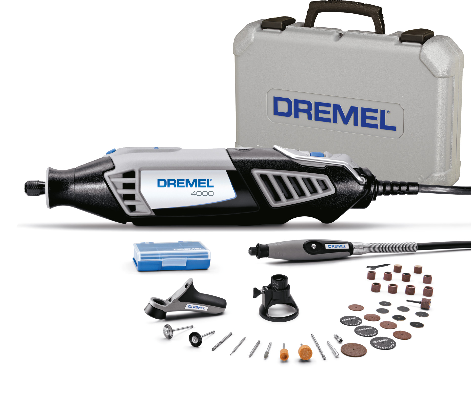 MINITORNO DREMEL 4000  3 ADITAMENTOS 36 ACCESORIOS