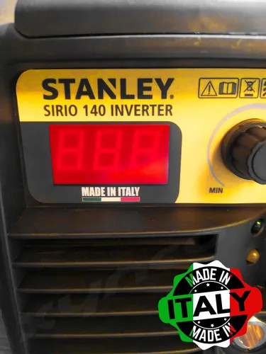 SOLDADORA STANLEY 130 AMP SIRIO 140 CON MALETIN