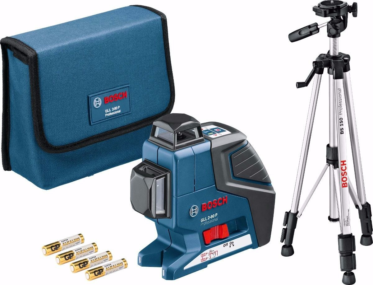 NIVEL LASER BOSCH GLL 2-80P C/TRIPODE BS150 063205