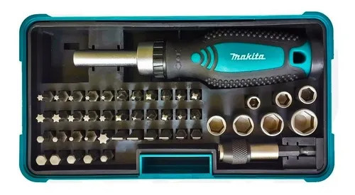 SET DESTORNILLADOR MAKITA PORTAPUNTAS 47 PIEZAS B-36186-10