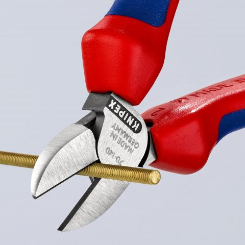 ALICATE KNIPEX 140MM CORTE OBLICUO 70-02-140