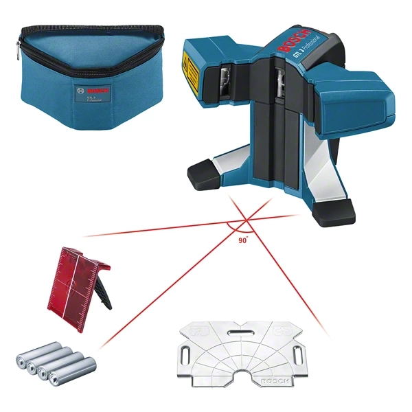 KIT NIVEL LASER BASE ROTATIVA RM1 MALETIN BOSCH GCL 2-15 KIT