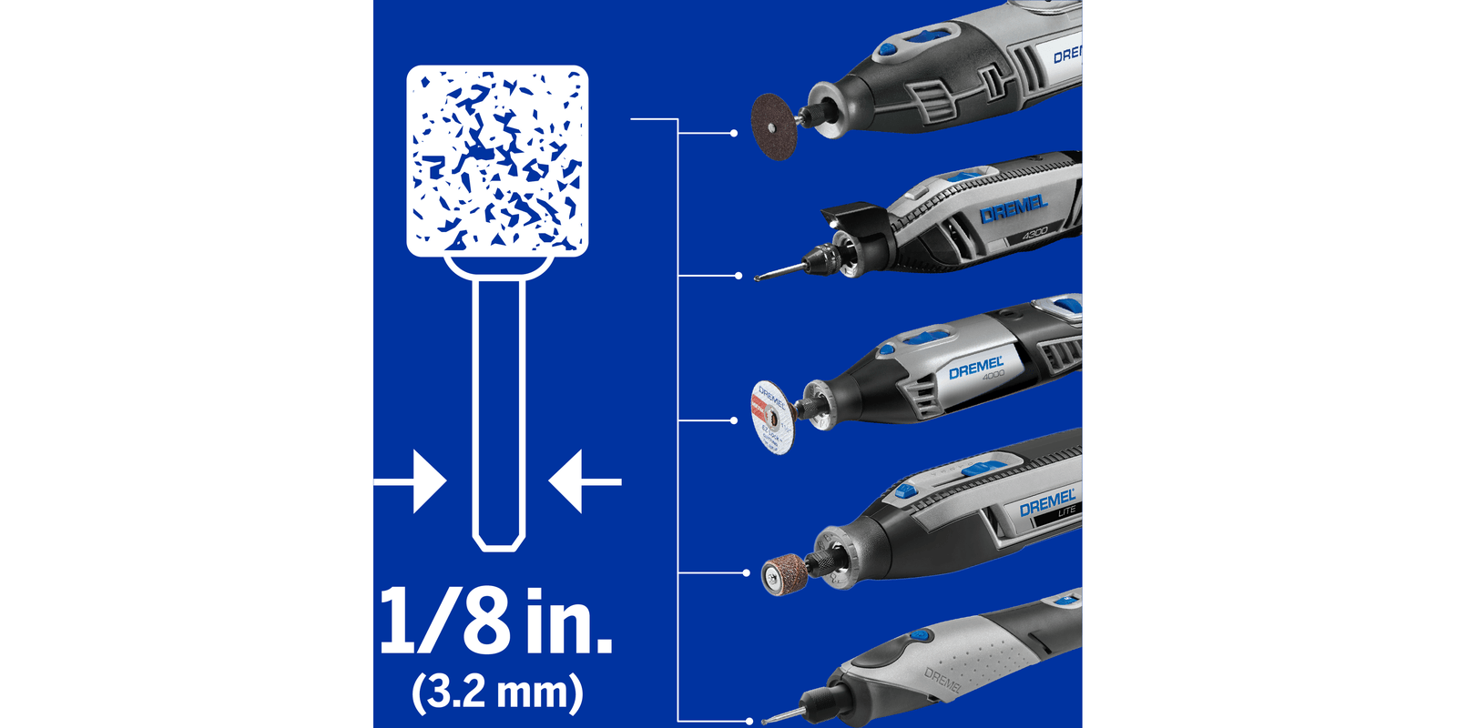 KIT DREMEL 52 ACCESORIOS MULTIUSO 730-01 26150730AA