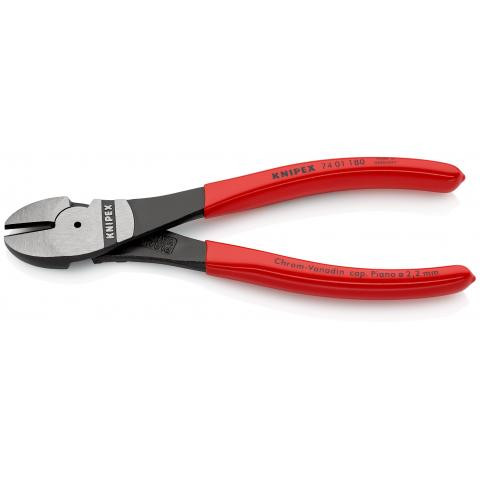 ALICATE KNIPEX 180MM CORTE OBLICUO PIANO 74-01-180