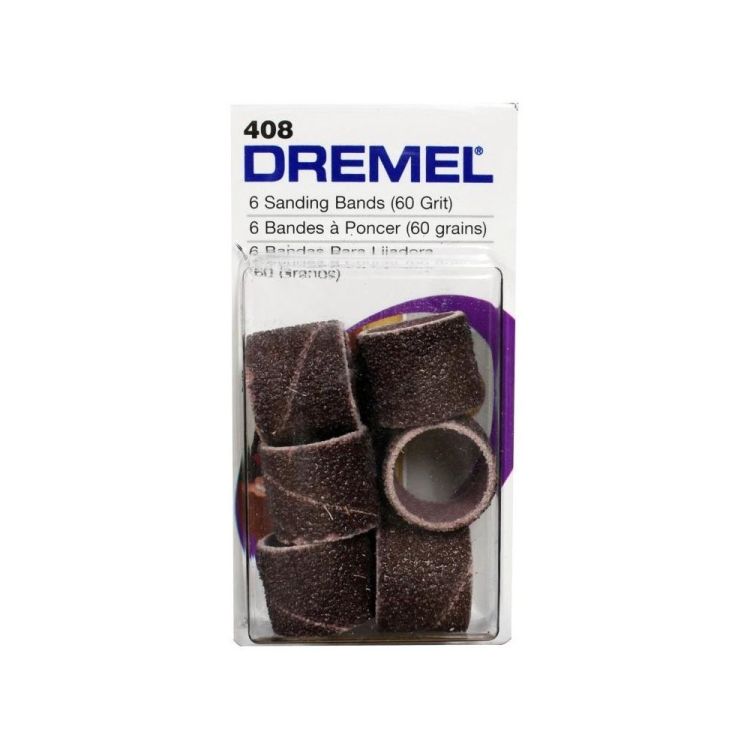 BANDAS DE LIJA DREMEL 1/2 GR60. X6UN 408