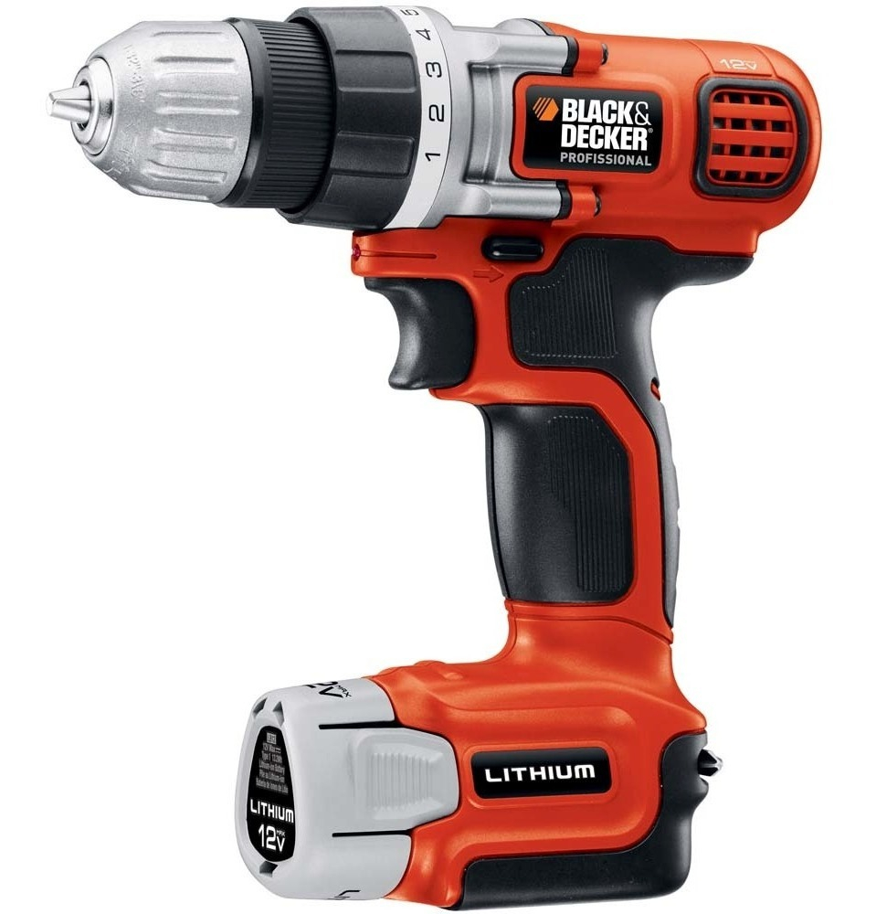 TALADRO/ATORN BLACK & DECKER 10MM 12V LITIO LD112