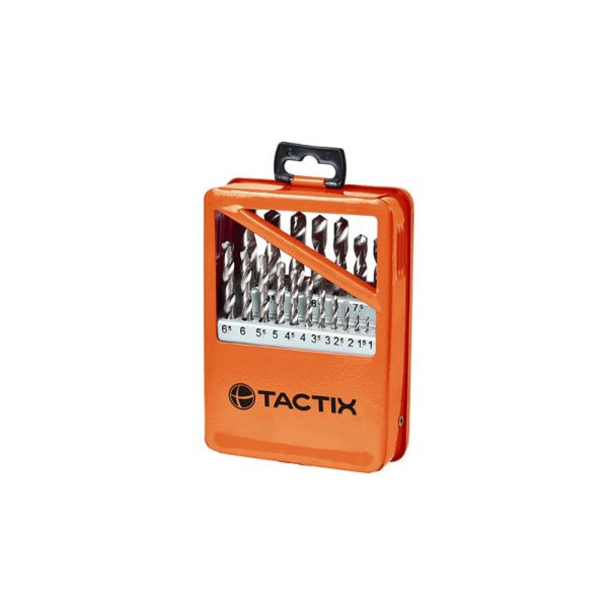 CAJA TACTIX PORTA MECHAS ACERO RAPIDO 1MM A 13MM 410486